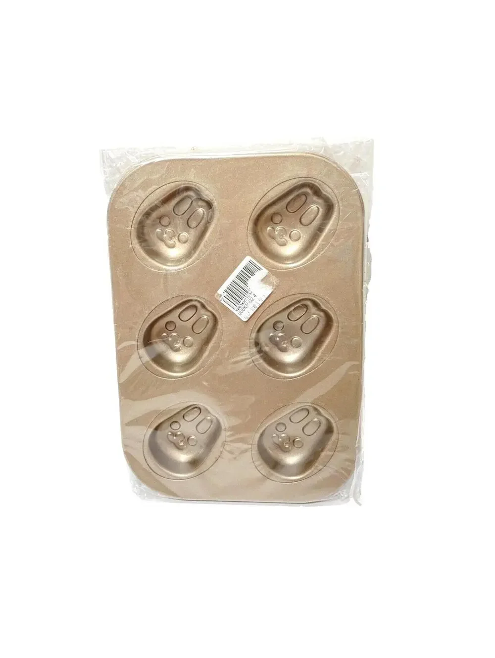 Mini Bunny Cake Pan Cute Little Easter Rabbit Cupcake Cake Mold, 6 Hold, New